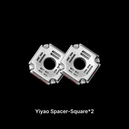 Ox.Silver With Cinnabar Yiyao Spacer SKU 04