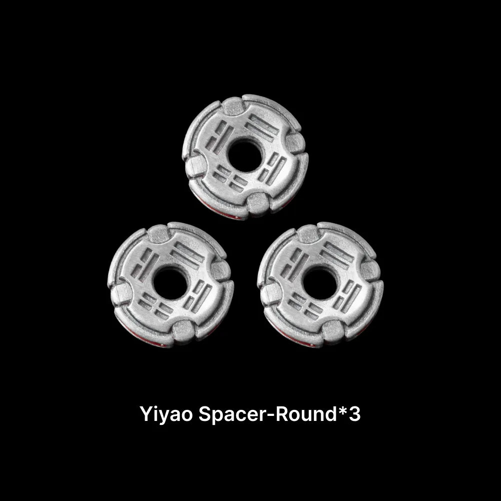 Ox.Silver With Cinnabar Yiyao Spacer SKU 05