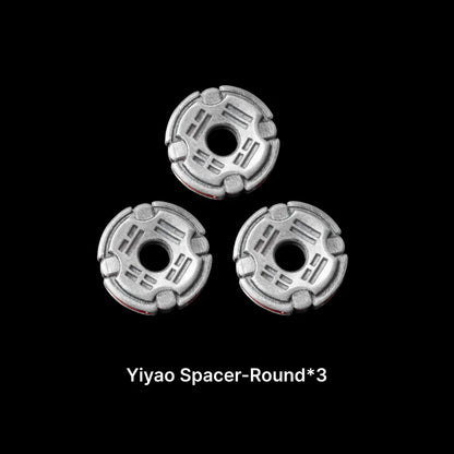 Ox.Silver With Cinnabar Yiyao Spacer SKU 05