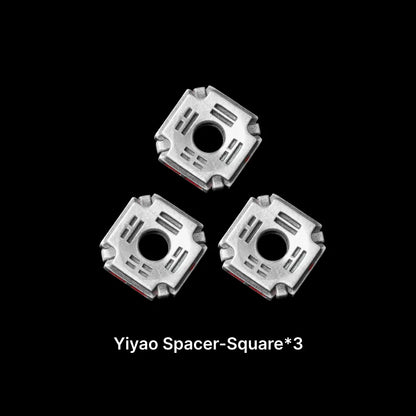 Ox.Silver With Cinnabar Yiyao Spacer SKU 06