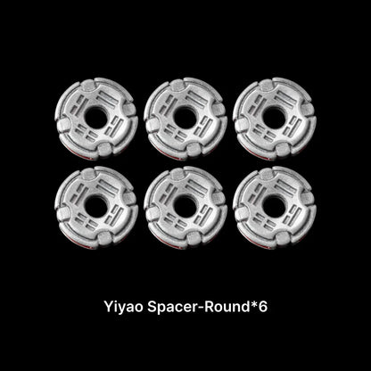 Ox.Silver With Cinnabar Yiyao Spacer SKU 07