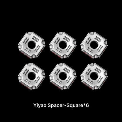 Ox.Silver With Cinnabar Yiyao Spacer SKU 08