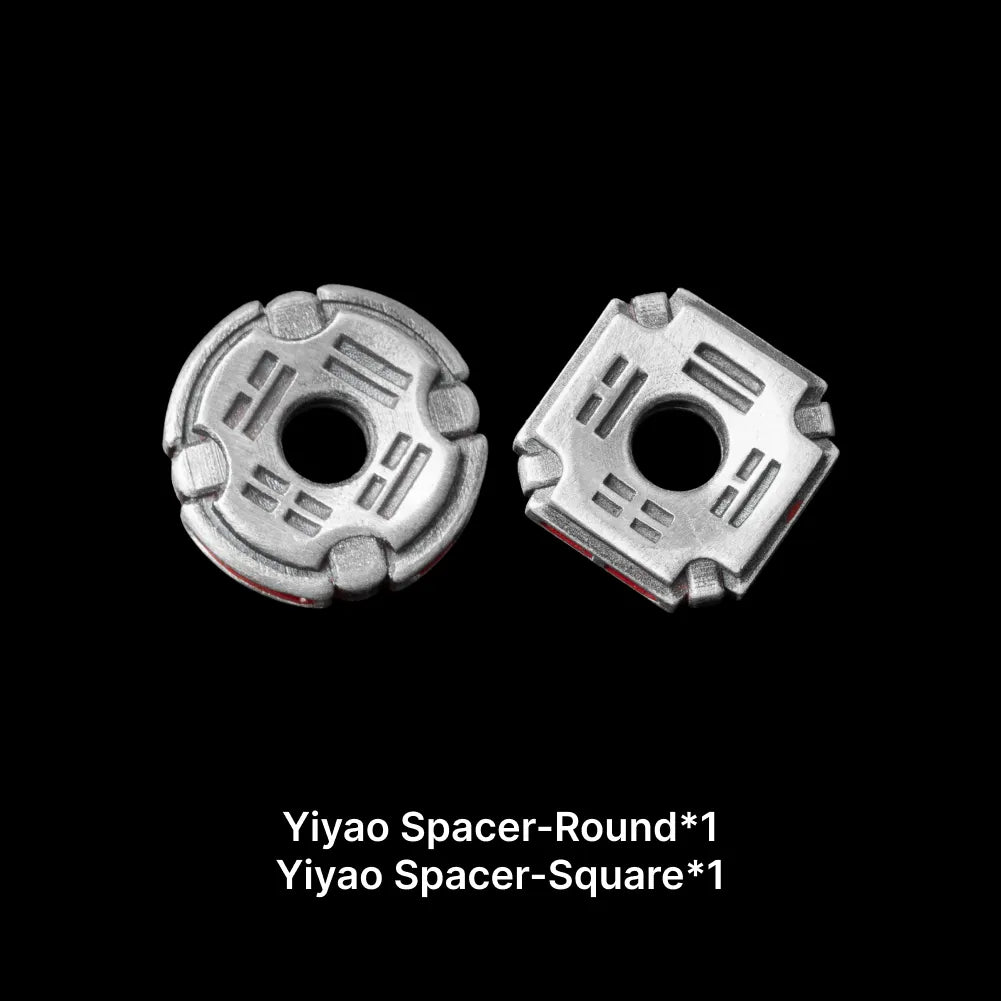 Ox.Silver With Cinnabar Yiyao Spacer SKU 10