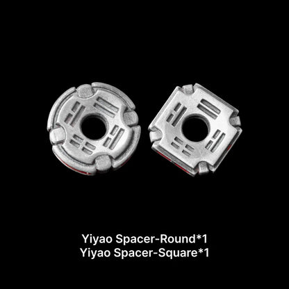 Ox.Silver With Cinnabar Yiyao Spacer SKU 10