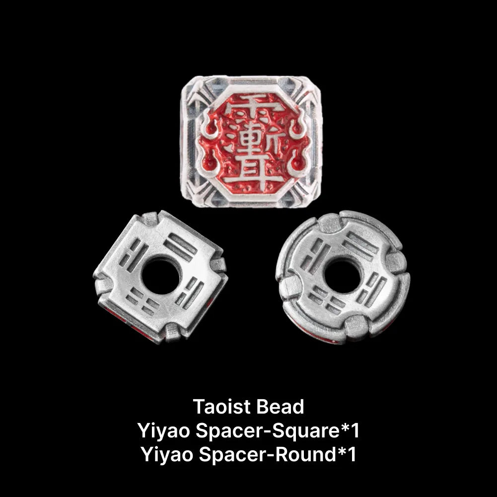 Ox.Silver With Cinnabar Yiyao Spacer SKU 13