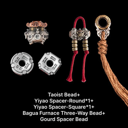 Ox.Silver With Cinnabar Yiyao Spacer SKU 14