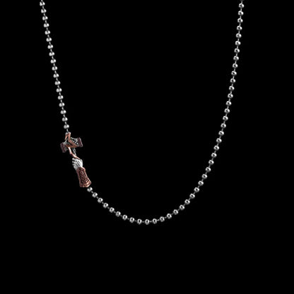 Thunder Hammer Chain Clasp Necklace