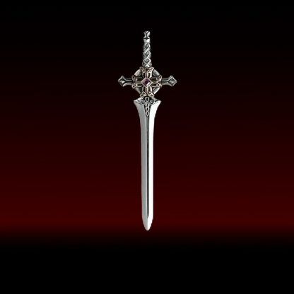 Ox.Sliver Witn Brass Judicator Blade Ring Details 06