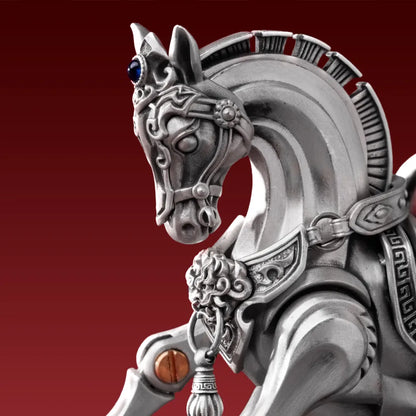 Oxidized Silver Heroic Steed Details 04