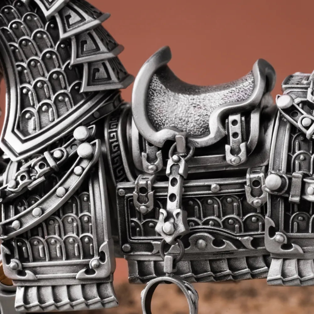 Oxidized Silver Heroic Steed Details 05