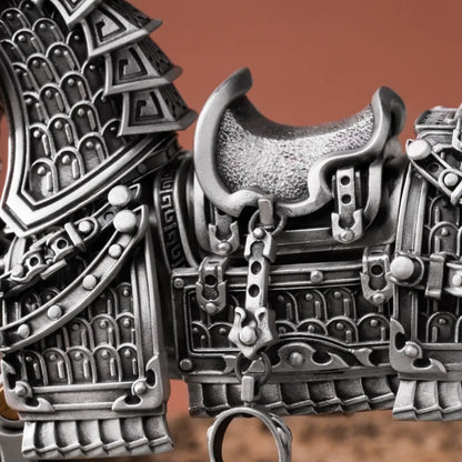 Oxidized Silver Heroic Steed Details 05