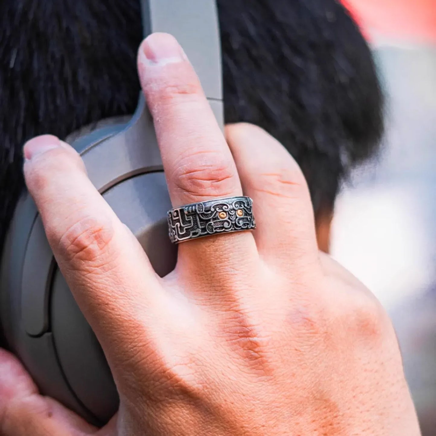 Oriental Patterned Ring