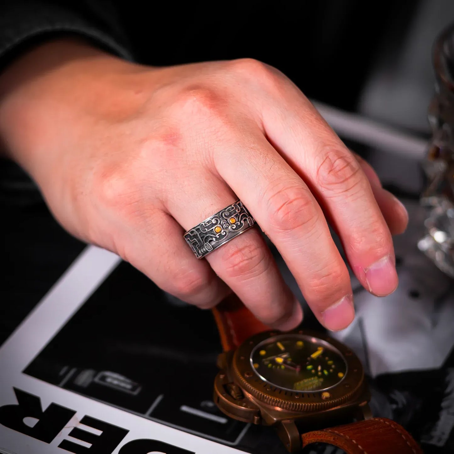 Oriental Patterned Ring