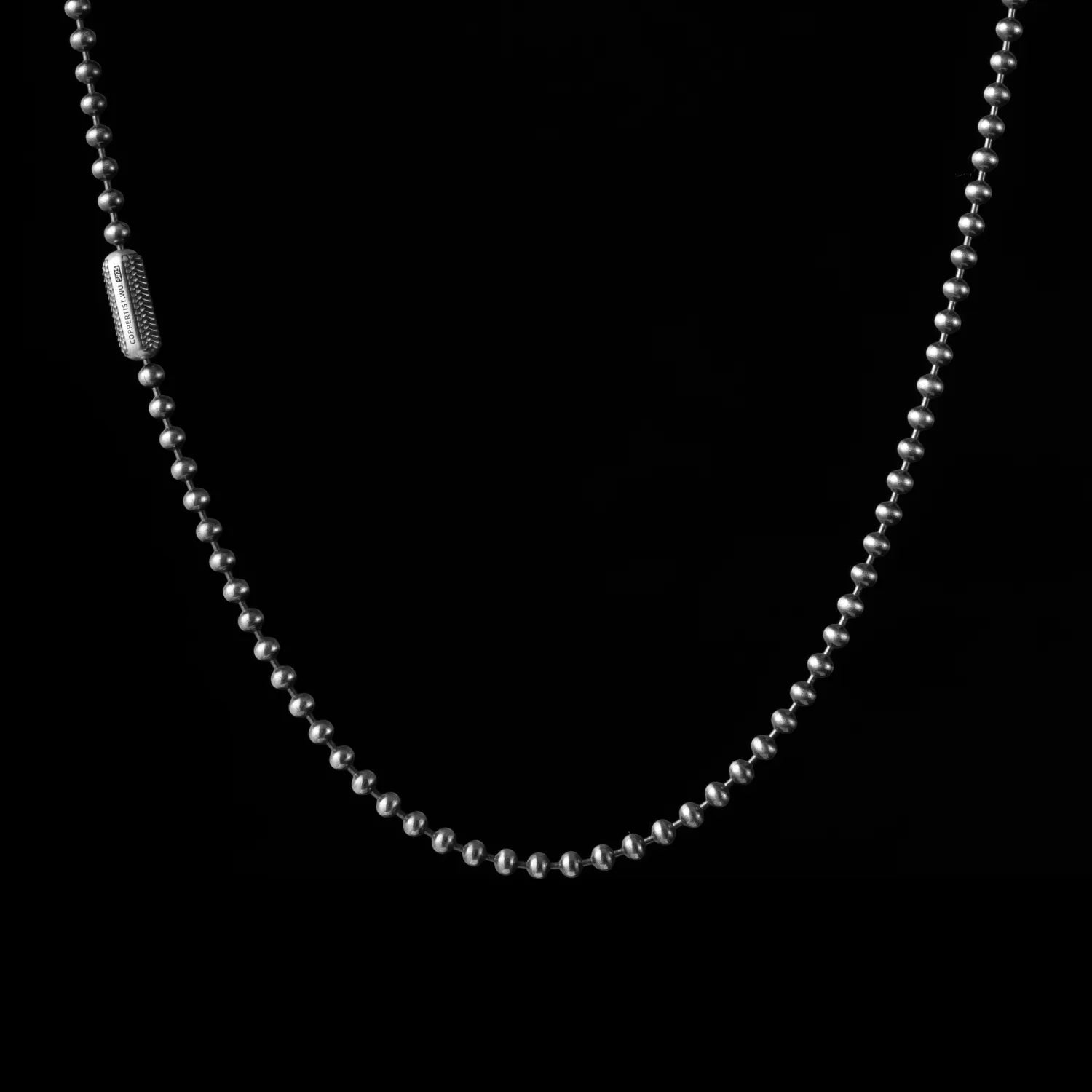 Snake Scale Ball Chain Necklace 4mm