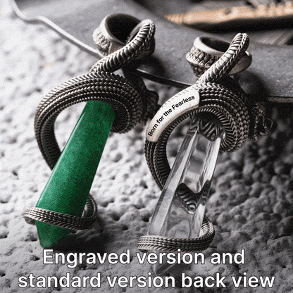 Oxidized Silver Venom‘s Heart Pendant Engraving