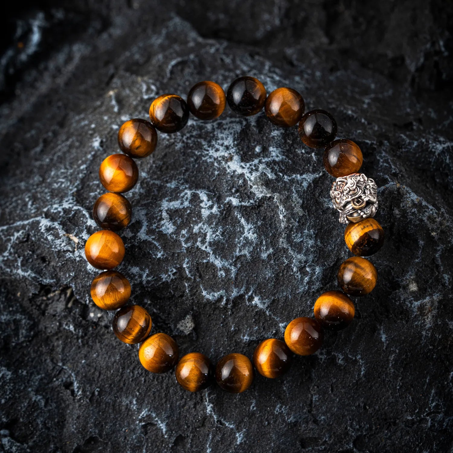 Unisex 18K Gold Plated Copper Ball Beaded Bracelet – 7.5" – Fashion Jewelry Gift