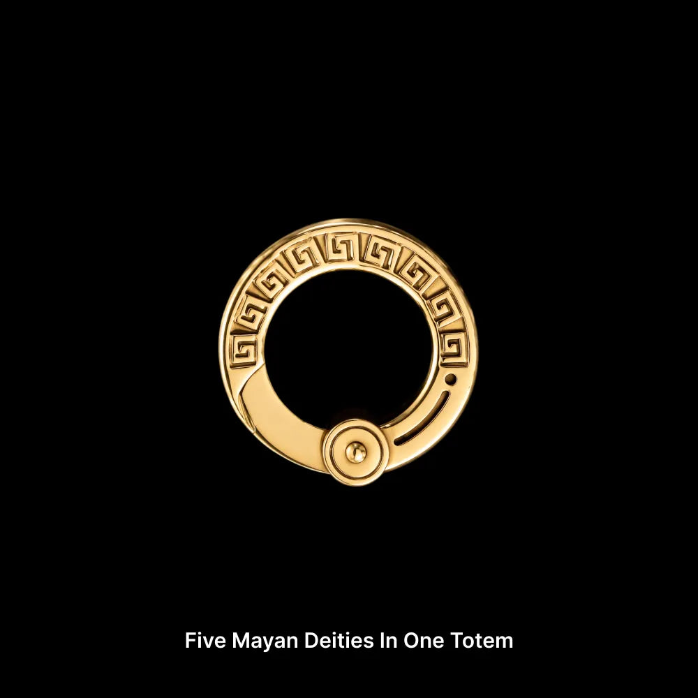 Mayan Totem Key Ring