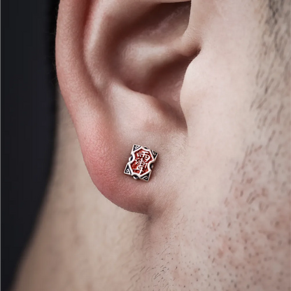 Rain Amulet Stud Earrings Details 08