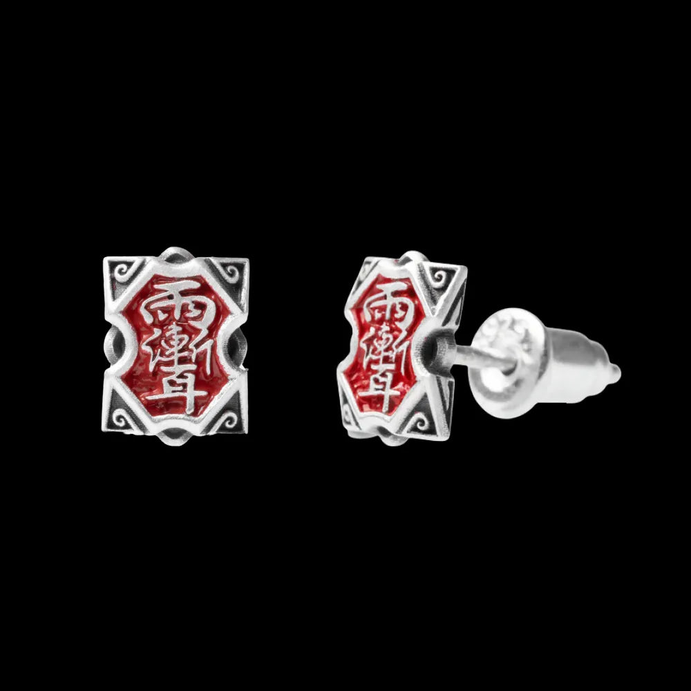 Rain Amulet Stud Earrings Option Details 01