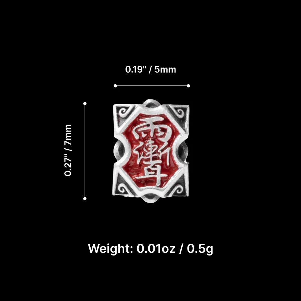 Rain Amulet Stud Earrings Parameter