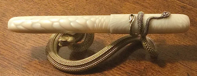Rattlesnake Pen Holder showcace 2 from Customers