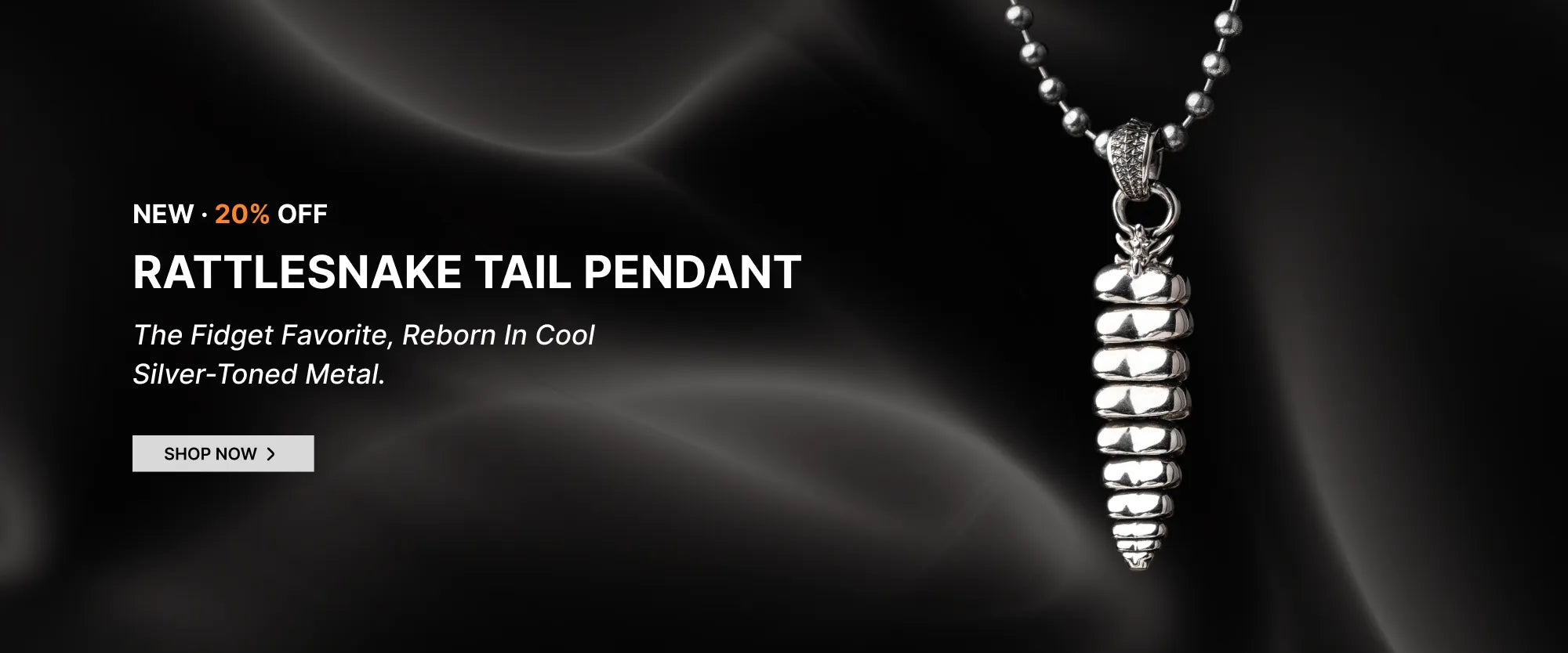 Rattlesnake Tail Pendant