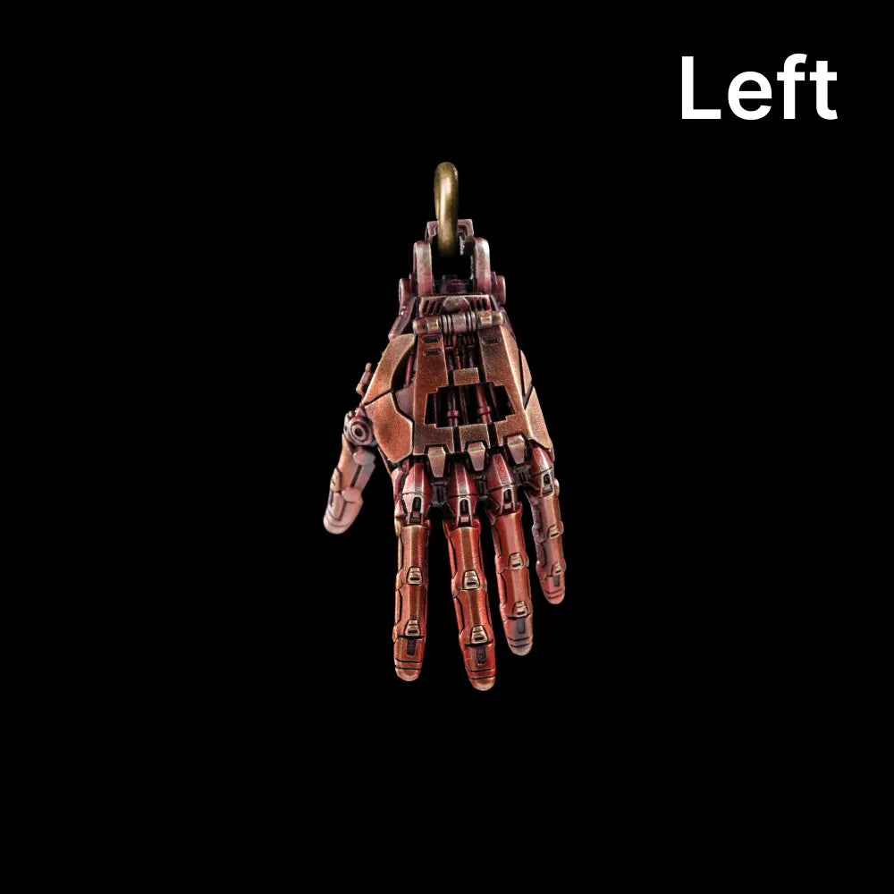 Steampunk Mechanical Hand Pendant - Movable Metal Fingers – COPPERTIST.WU