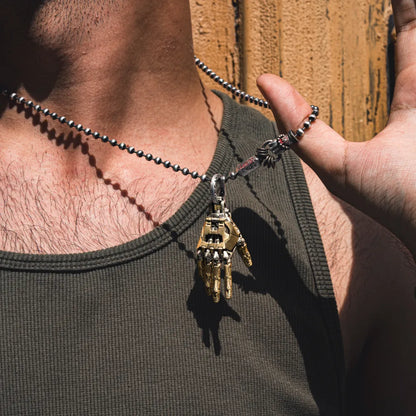 Mechanical Hand Pendant Detail 04