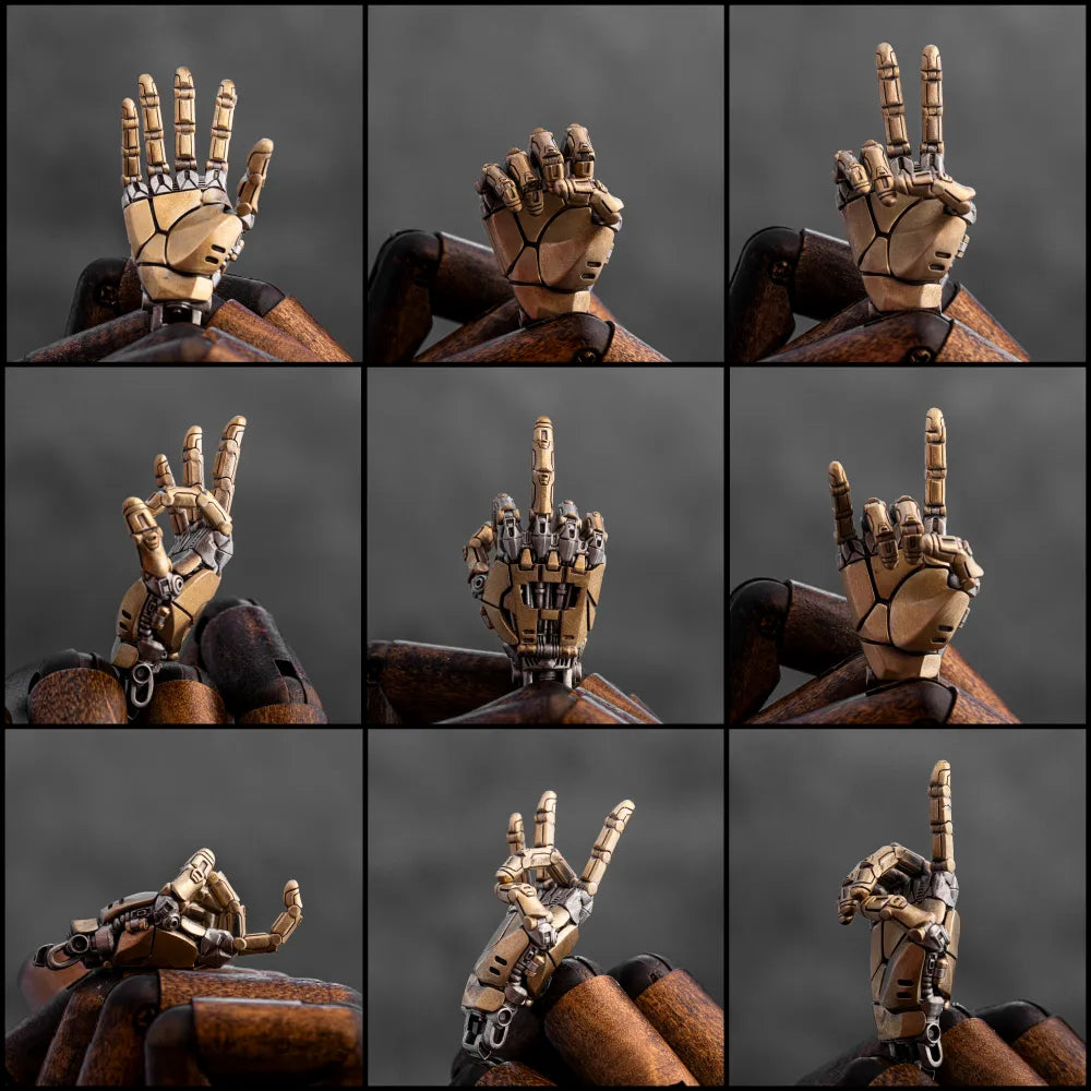 Mechanical Hand Pendant Detail 06