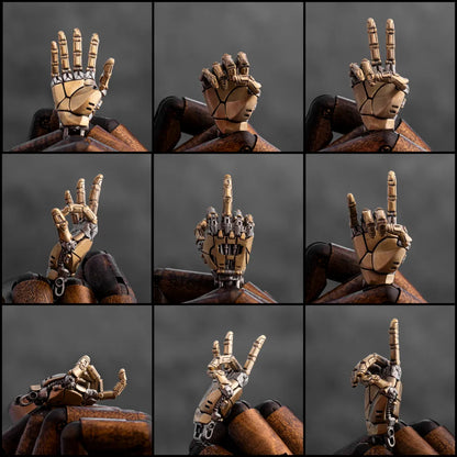 Mechanical Hand Pendant Detail 06