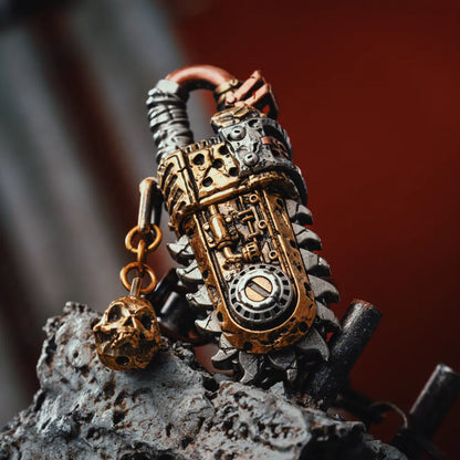 Rustborn Chainsaw Box Opener Pendant