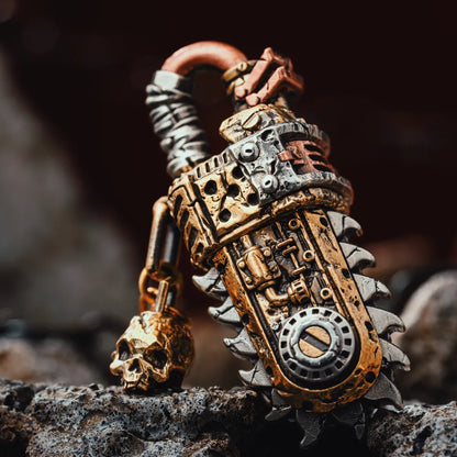 Rustborn Chainsaw Box Opener Pendant