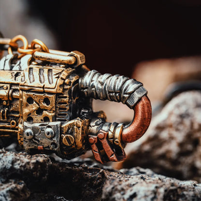 Rustborn Chainsaw Box Opener Pendant