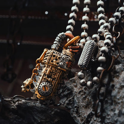 Rustborn Chainsaw Box Opener Pendant