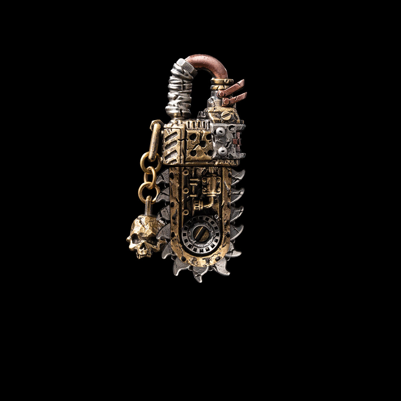 Rustborn Chainsaw Box Opener Pendant