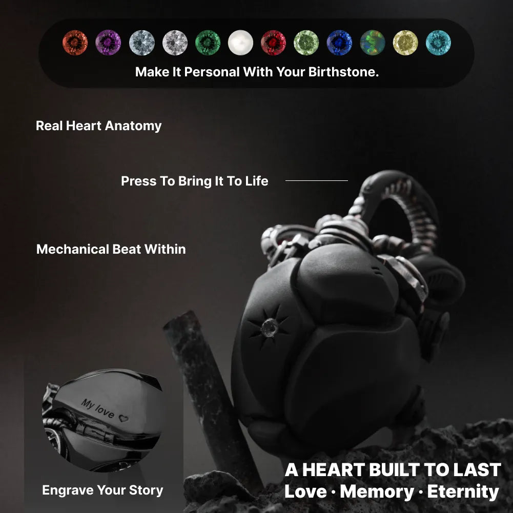 Mechanical Heart Pendant – Soul Core Edition