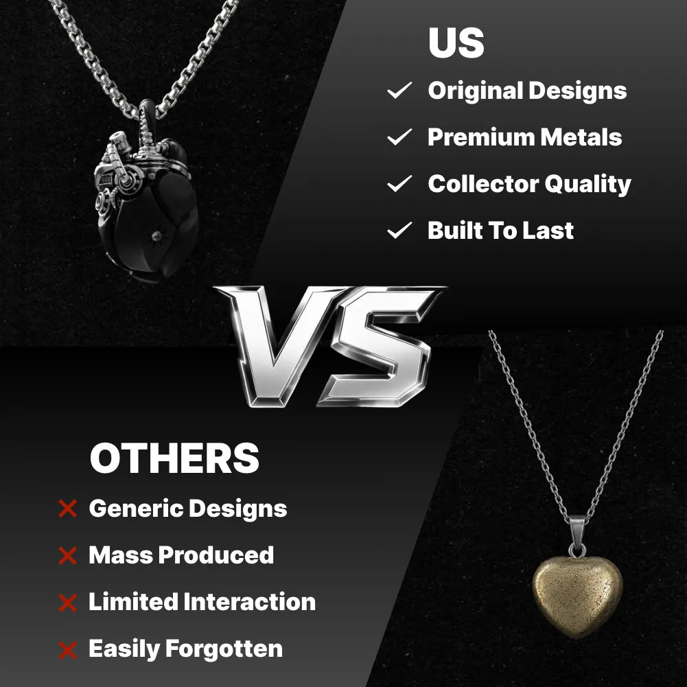 Mechanical Heart Pendant – Soul Core Edition