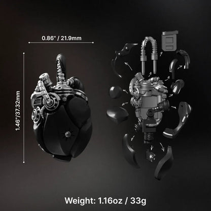 Mechanical Heart Pendant – Soul Core Edition