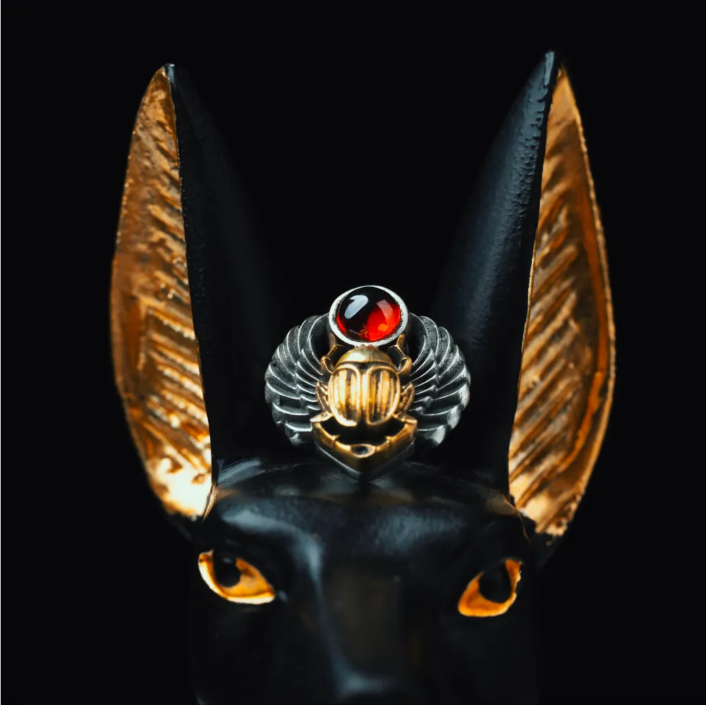 Scarab Studs Details 03