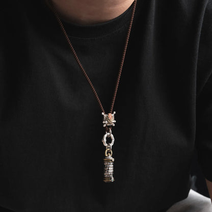 Shan Gui Lion Sword Rope Necklace