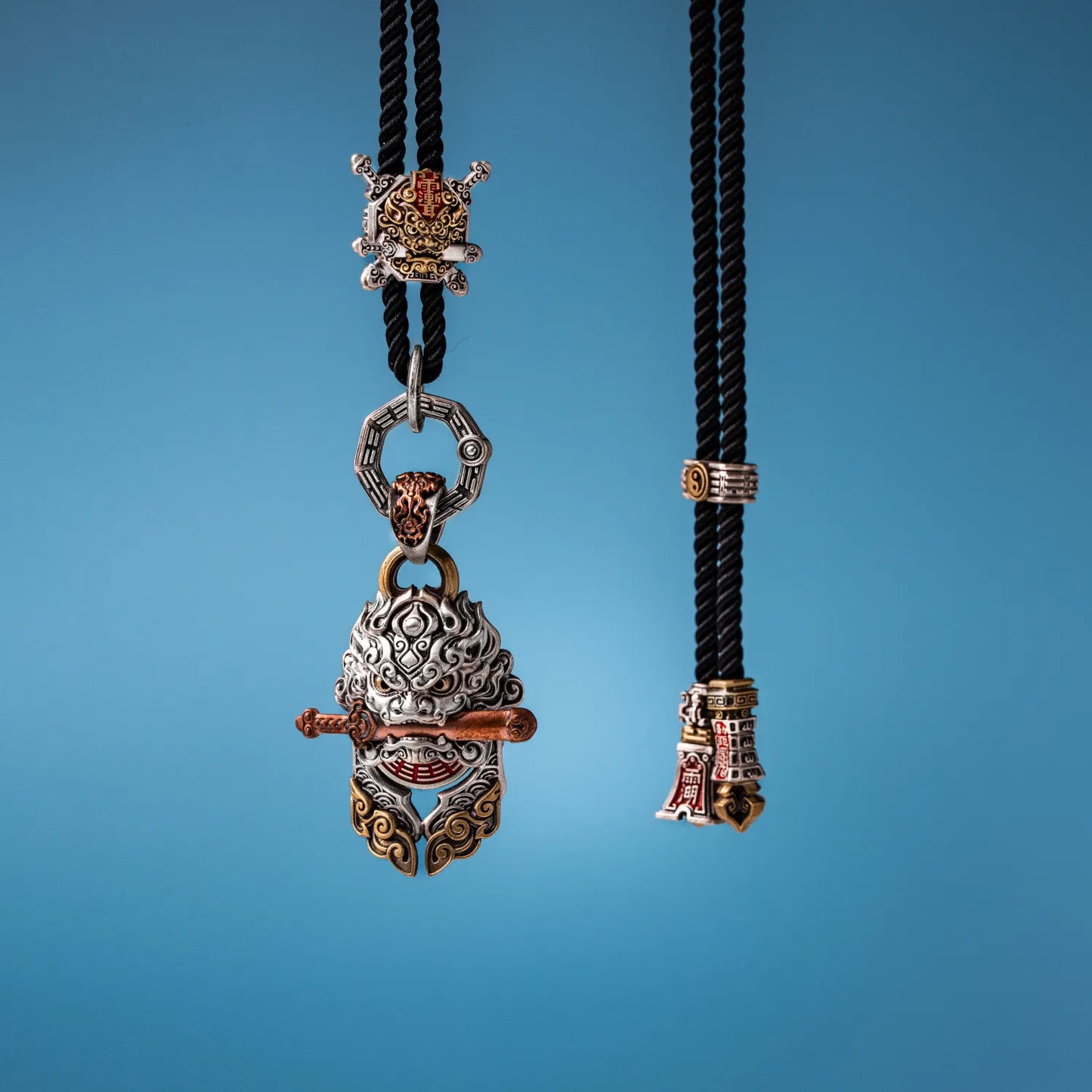 Shan Gui Lion Sword Rope Necklace