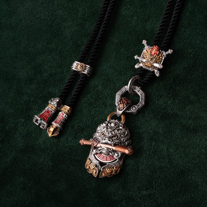 Shan Gui Lion Sword Rope Necklace
