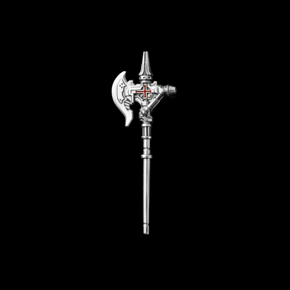 Silver Arbiter Axe Details 01