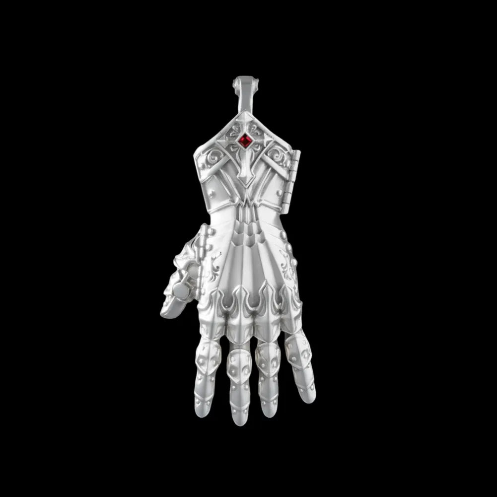 Silver Armored Mechanical Hand Details 01