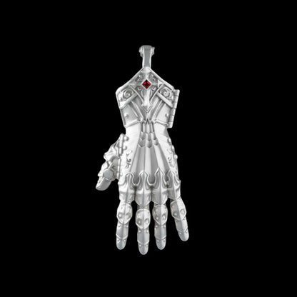 Silver Armored Mechanical Hand Details 01