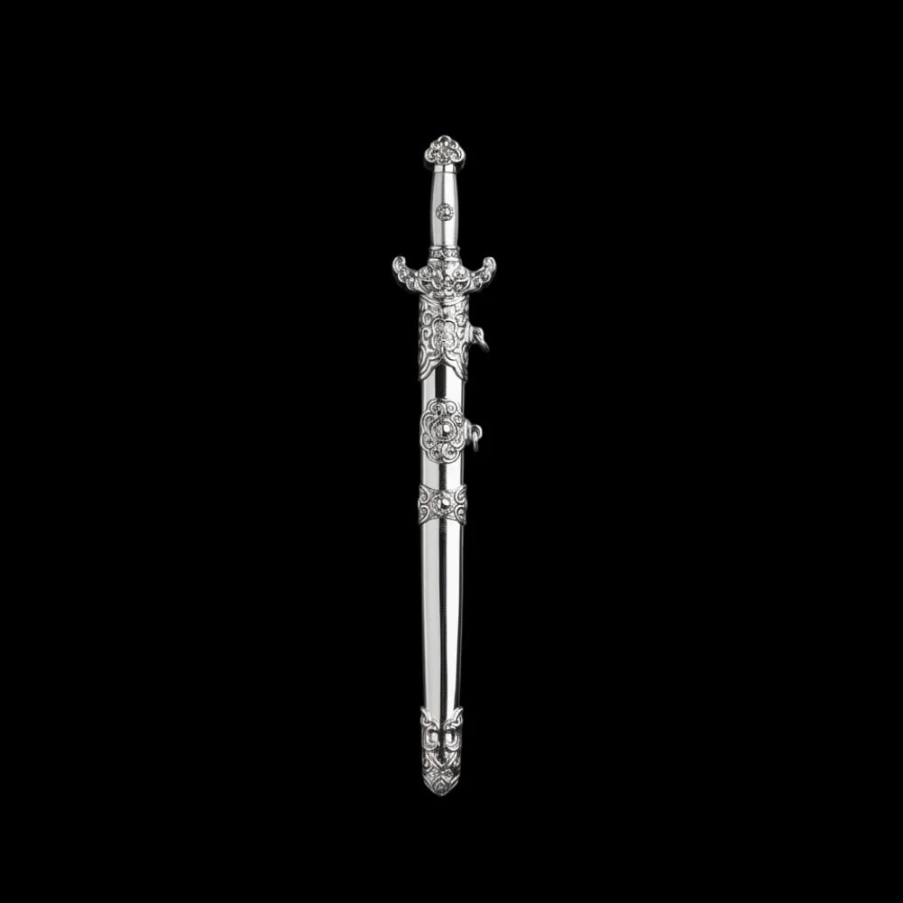 Silver Celestial Noble Sword Details 01