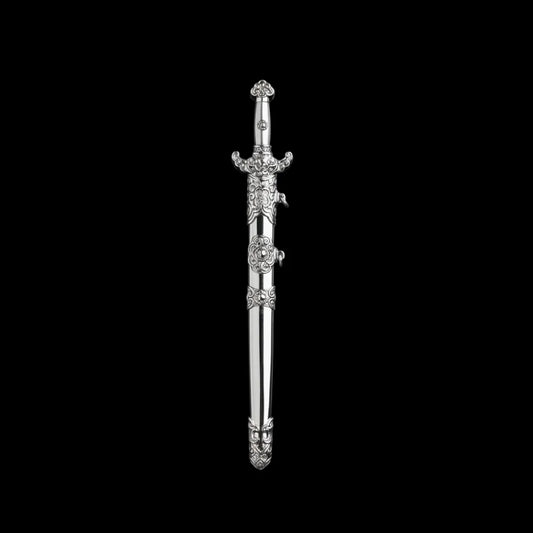 Silver Celestial Noble Sword Details 01
