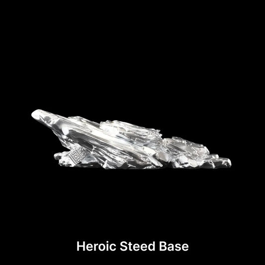 Silver Heroic Steed Base Details 01