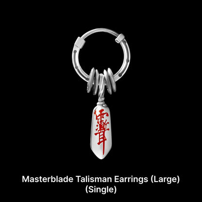 Masterblade Talisman Earrings (Large)