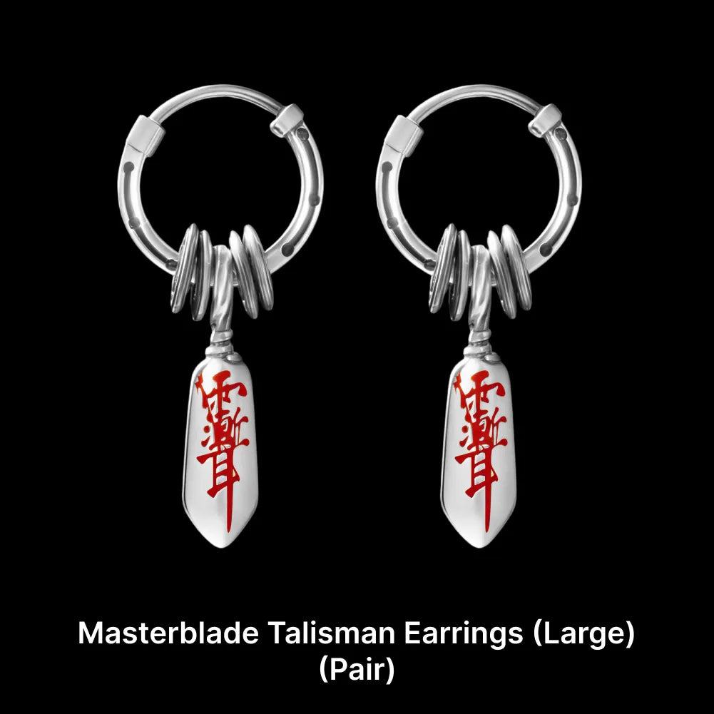 Masterblade Talisman Earrings (Large)